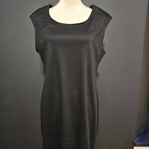Nine West Black Sheath Dress Size L
